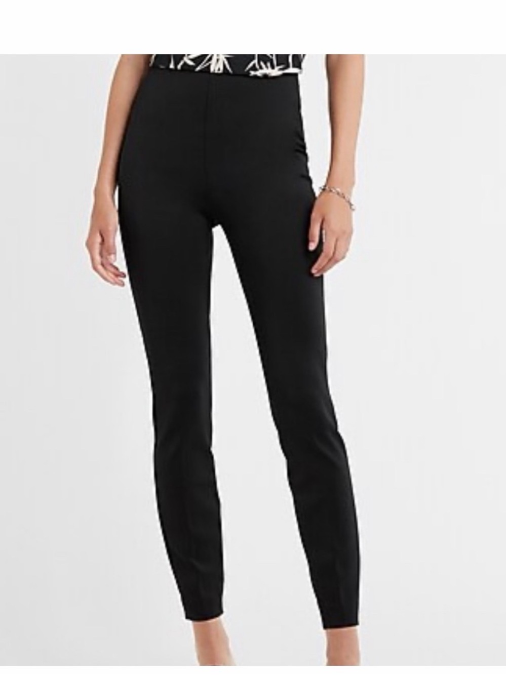 Express Super High Waist Body Contour Ankle Pant - NWT